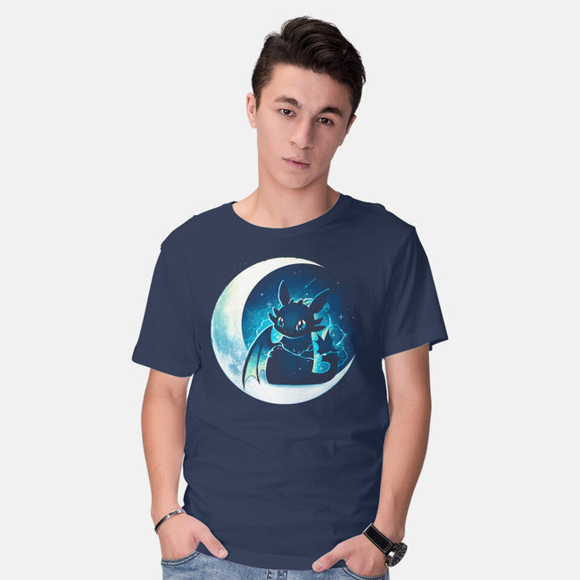 Dragon Moon Star-Mens-Basic-Tee-Vallina84