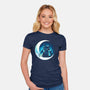 Dragon Moon Star-Womens-Fitted-Tee-Vallina84