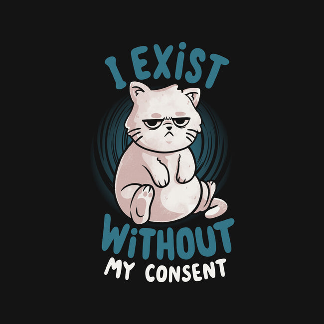 I Exist Without My Consent-Womens-V-Neck-Tee-eduely