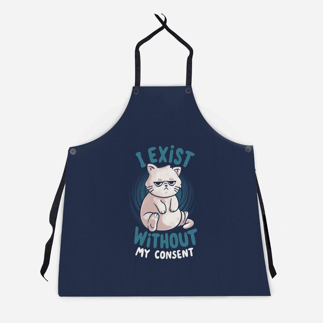 I Exist Without My Consent-Unisex-Kitchen-Apron-eduely