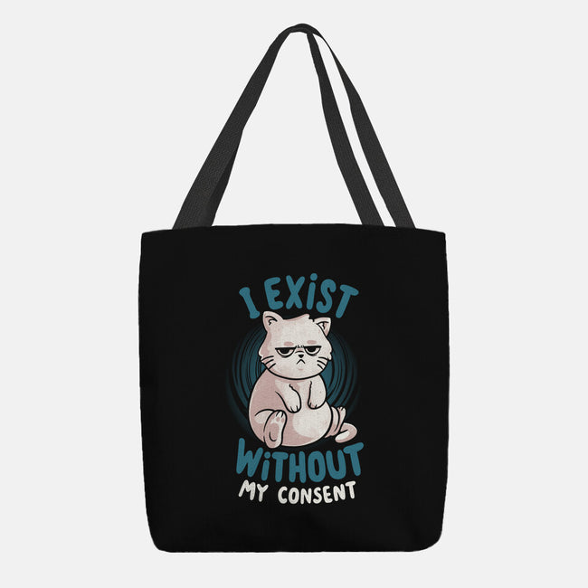 I Exist Without My Consent-None-Basic Tote-Bag-eduely