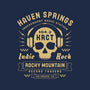 Haven Springs Radio Emblem-Womens-V-Neck-Tee-LAGELANTEE