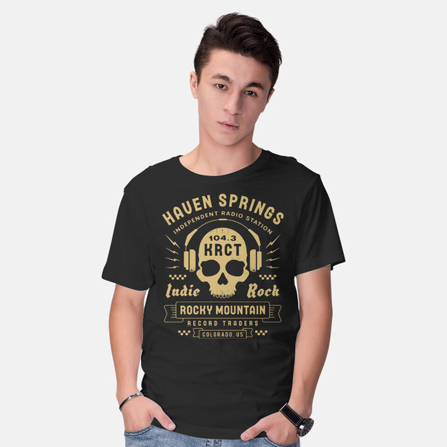 Haven Springs Radio Emblem-Mens-Basic-Tee-LAGELANTEE