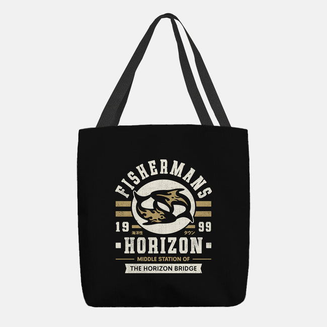 Fishermans Horizon Crest-None-Basic Tote-Bag-LAGELANTEE