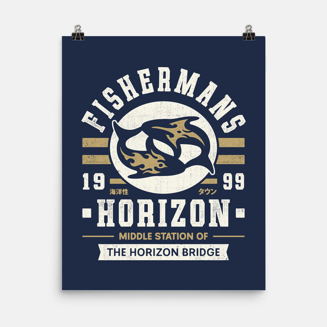 Fishermans Horizon Crest-None-Matte-Poster-LAGELANTEE