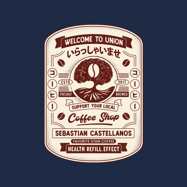 Immersive Mental World Coffee Crest-Unisex-Basic-Tee-LAGELANTEE