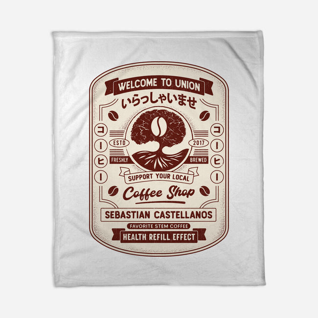 Immersive Mental World Coffee Crest-None-Fleece-Blanket-LAGELANTEE