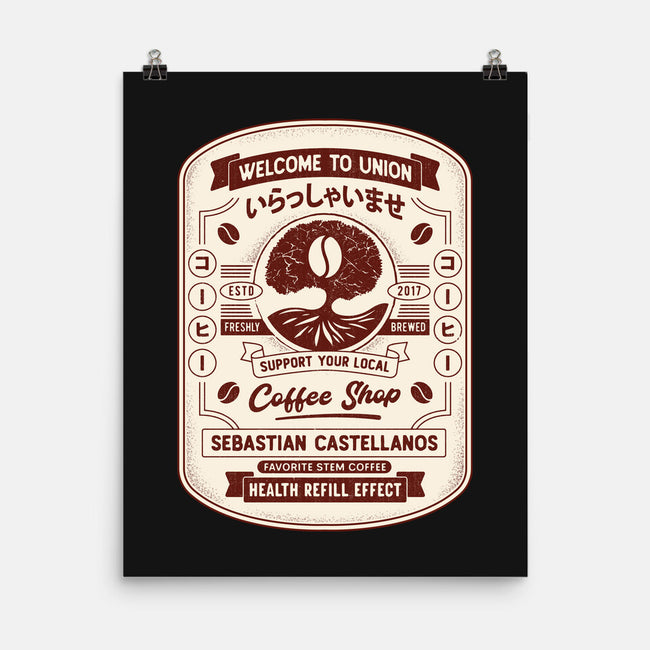 Immersive Mental World Coffee Crest-None-Matte-Poster-LAGELANTEE