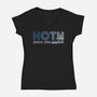 Hoth Since 1980-Womens-V-Neck-Tee-DrMonekers