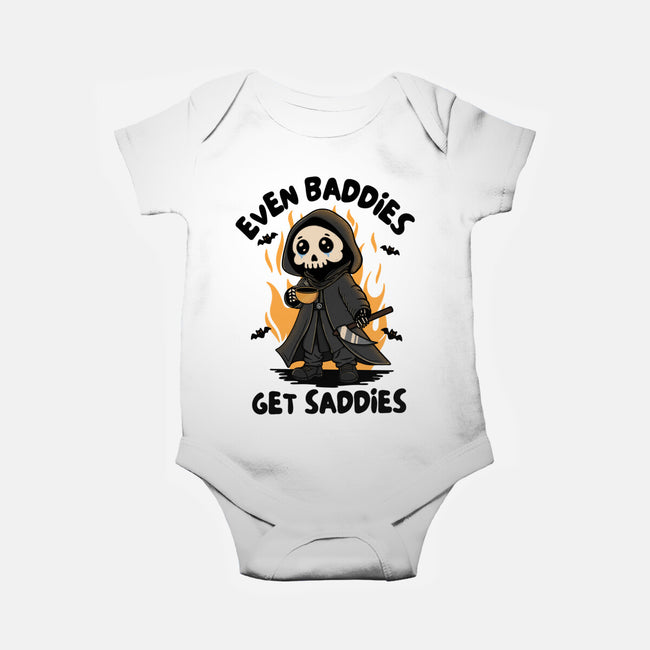 Even Baddies Get Saddies-Baby-Basic-Onesie-Trendlory