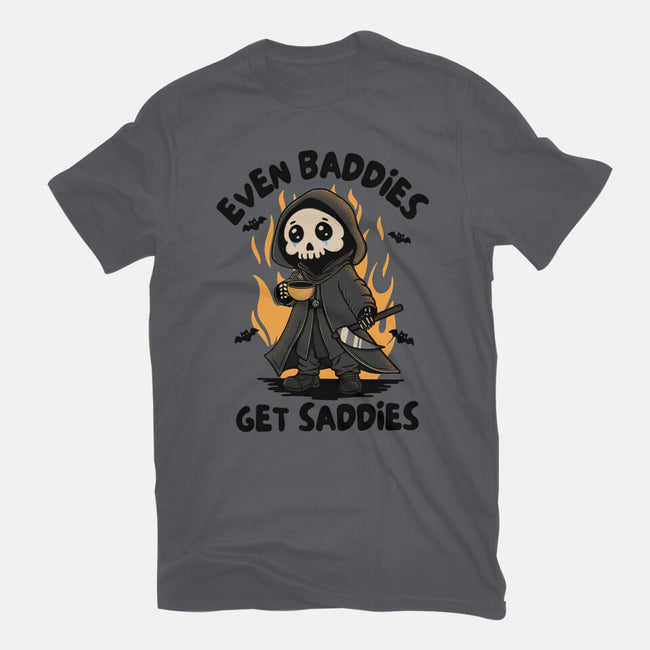 Even Baddies Get Saddies-Unisex-Basic-Tee-Trendlory