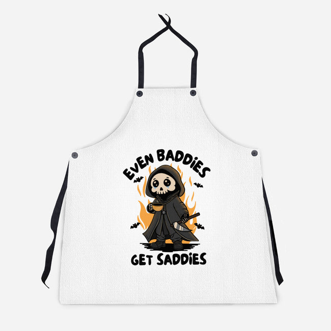 Even Baddies Get Saddies-Unisex-Kitchen-Apron-Trendlory