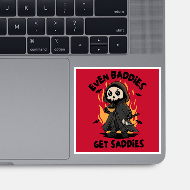 Even Baddies Get Saddies-None-Glossy-Sticker-Trendlory