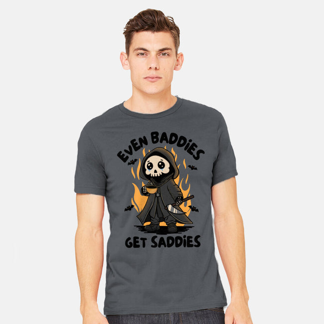 Even Baddies Get Saddies-Mens-Heavyweight-Tee-Trendlory