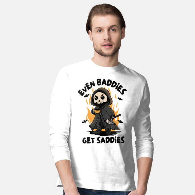 Even Baddies Get Saddies-Mens-Long Sleeved-Tee-Trendlory