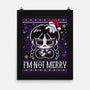 Wednesday Ugly Sweater-None-Matte-Poster-NemiMakeit