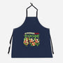 Piranha Plant Parade-Unisex-Kitchen-Apron-tobefonseca