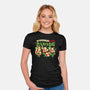 Piranha Plant Parade-Womens-Fitted-Tee-tobefonseca