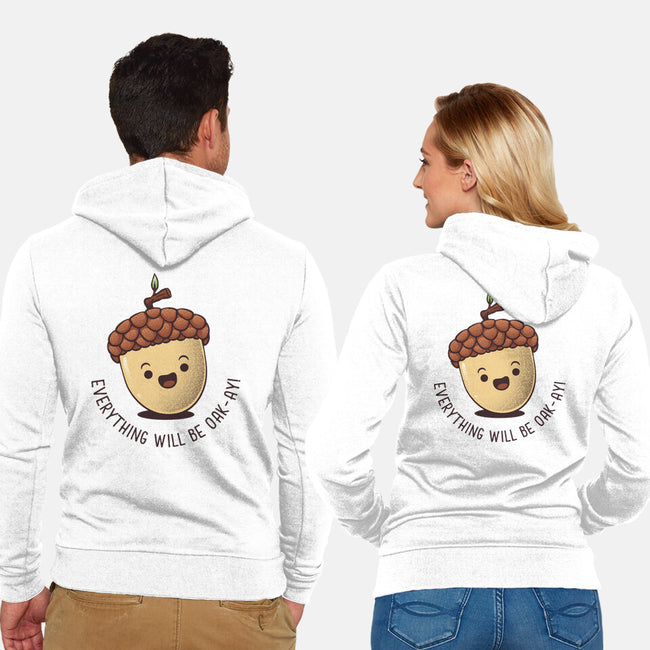 Oak-Ay Kawaii Seed-Unisex-Zip-Up-Sweatshirt-tobefonseca