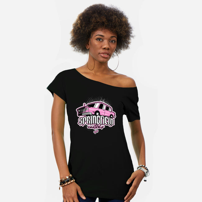 Springfield Customs-Womens-Off Shoulder-Tee-se7te