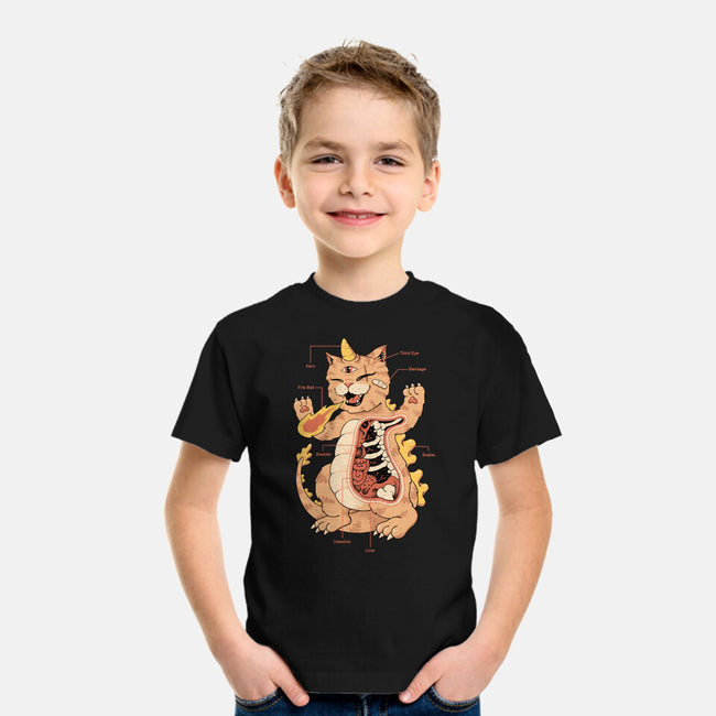 X-Ray Kaiju Meowster-Youth-Basic-Tee-vp021