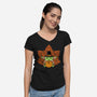 Thanksgiving In The Galaxy-Womens-V-Neck-Tee-krisren28