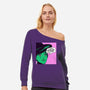 Totally Wicked-Womens-Off Shoulder-Sweatshirt-SCelano Design