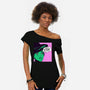 Totally Wicked-Womens-Off Shoulder-Tee-SCelano Design