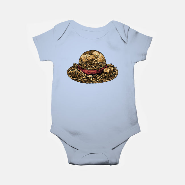 Pirate Hat-Baby-Basic-Onesie-glitchygorilla