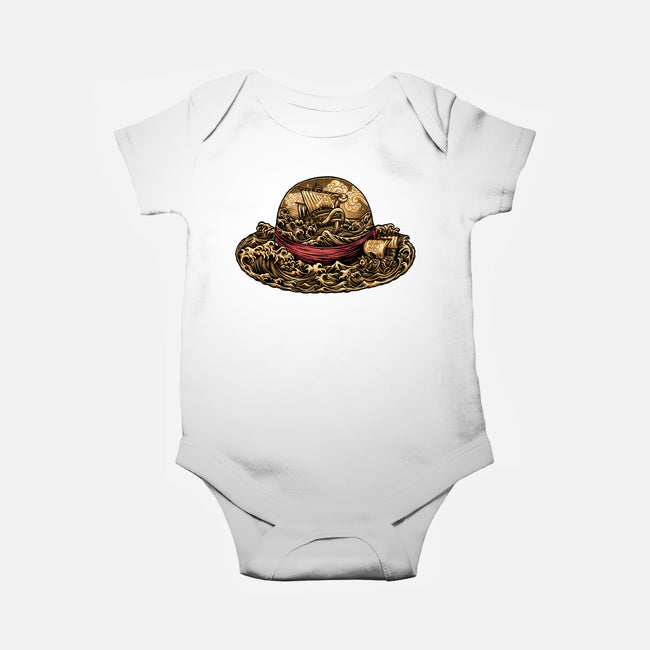 Pirate Hat-Baby-Basic-Onesie-glitchygorilla