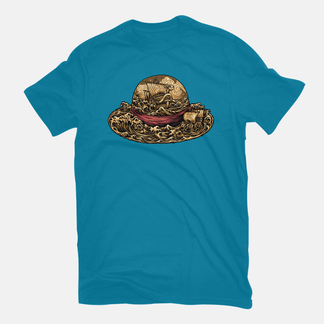 Pirate Hat-Womens-Fitted-Tee-glitchygorilla