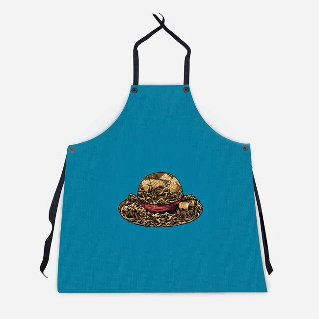 Pirate Hat-Unisex-Kitchen-Apron-glitchygorilla