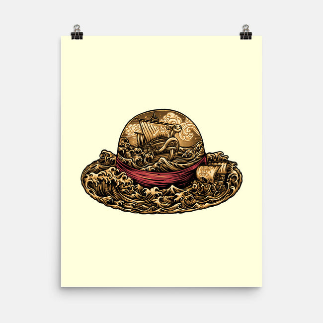 Pirate Hat-None-Matte-Poster-glitchygorilla