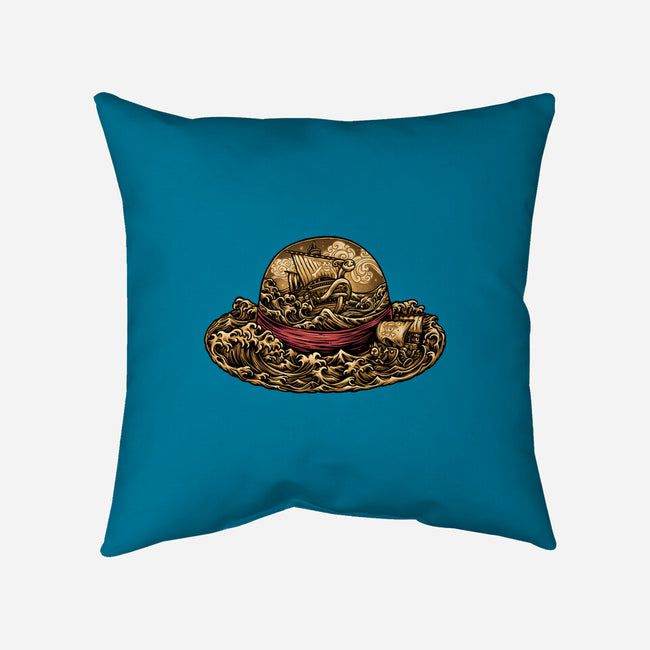 Pirate Hat-None-Removable Cover w Insert-Throw Pillow-glitchygorilla