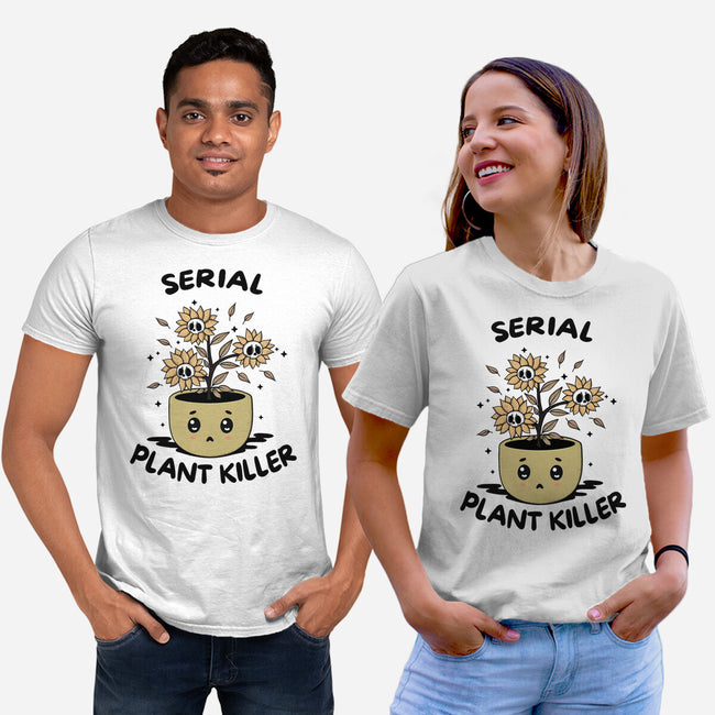 Serial Plant Killer-Unisex-Basic-Tee-Trendlory