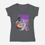 Megatron Toast Crunch-Womens-V-Neck-Tee-Ozzy Fernandez