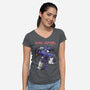 Piece Of Unicron-Womens-V-Neck-Tee-Ozzy Fernandez