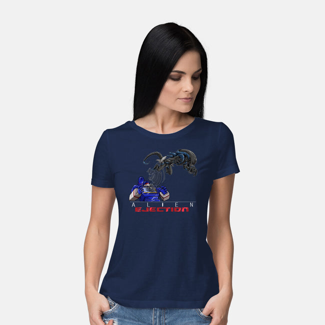 Alien Ejection-Womens-Basic-Tee-Ozzy Fernandez