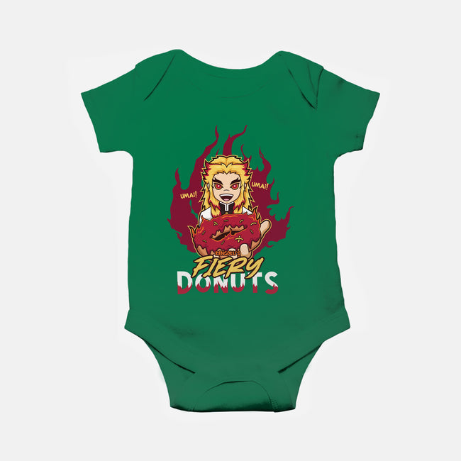 Rengoku's Fiery Donuts-Baby-Basic-Onesie-janlangpoako