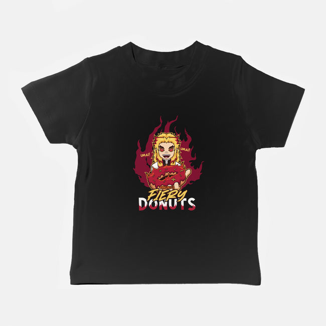 Rengoku's Fiery Donuts-Baby-Basic-Tee-janlangpoako