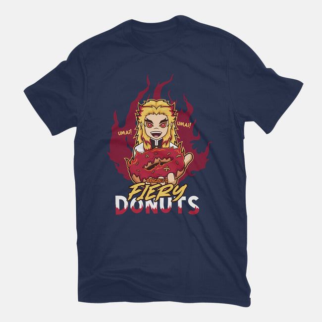 Rengoku's Fiery Donuts-Mens-Premium-Tee-janlangpoako