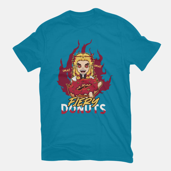 Rengoku's Fiery Donuts-Mens-Premium-Tee-janlangpoako