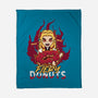 Rengoku's Fiery Donuts-None-Fleece-Blanket-janlangpoako