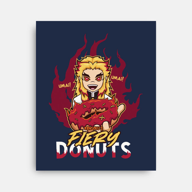 Rengoku's Fiery Donuts-None-Stretched-Canvas-janlangpoako