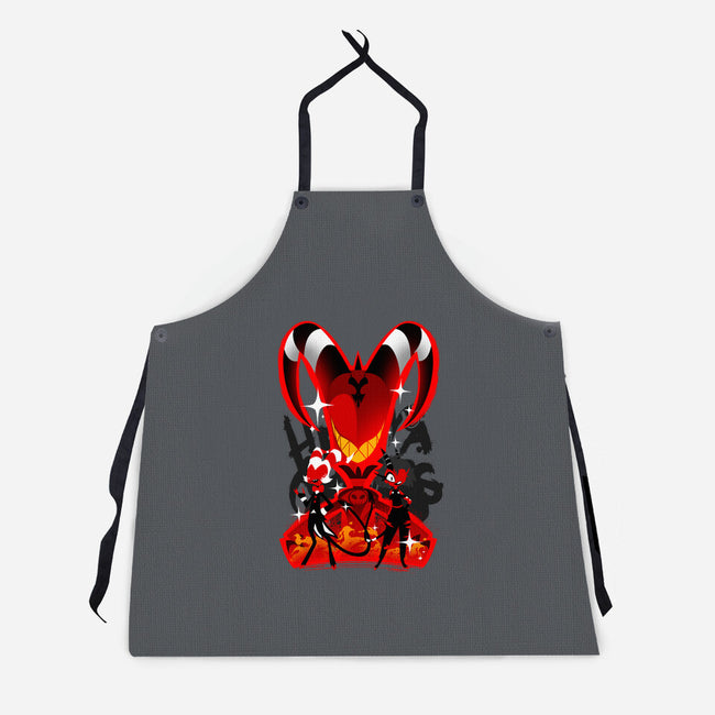 Boss And The Employee-Unisex-Kitchen-Apron-hypertwenty