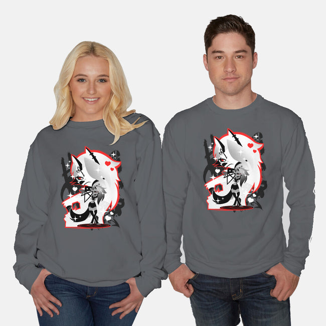 The Receptionist Loonie-Unisex-Crew Neck-Sweatshirt-hypertwenty