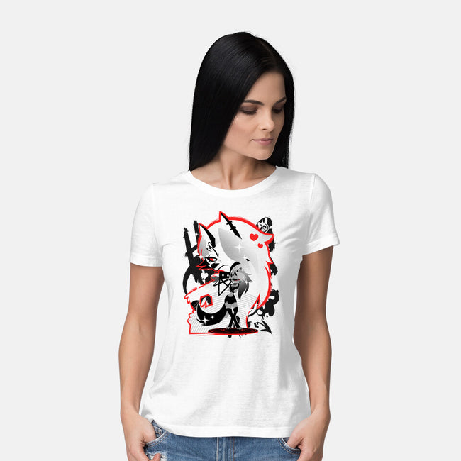 The Receptionist Loonie-Womens-Basic-Tee-hypertwenty