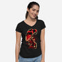 The Boss Blitzo-Womens-V-Neck-Tee-hypertwenty