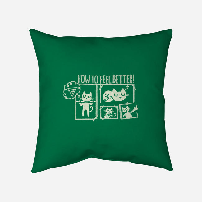 How To Feel Better-None-Removable Cover w Insert-Throw Pillow-Estudio Horta