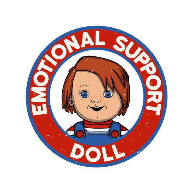 Emotional Support Doll-Womens-V-Neck-Tee-Melonseta